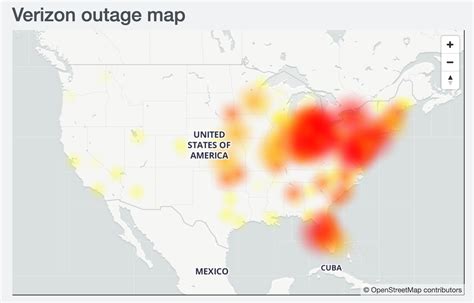 verizon fios outage map|check network status verizon.